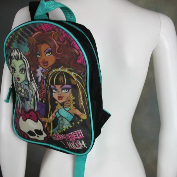 😈 Retro Monster High Mini Book Bag Small Backpack - Picture 9 of 11